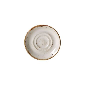 Untertasse CRAFT WHITE mit Doppelring, Ø 11,8 cm