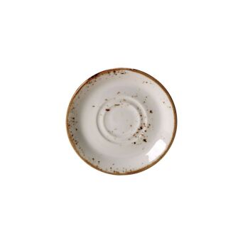 Untertasse CRAFT WHITE mit Doppelring, Ø 16,5 cm