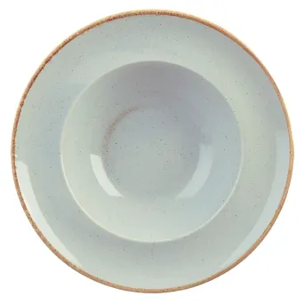 Teller SEASONS tief rund breite Fahne, Ø 30 cm, STONE