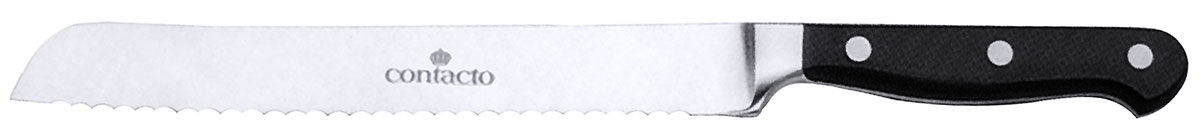 Brotmesser mit Wellenschliff 3600, 33 cm lang, geschmiedete Klinge aus Messerstahl X30Cr13