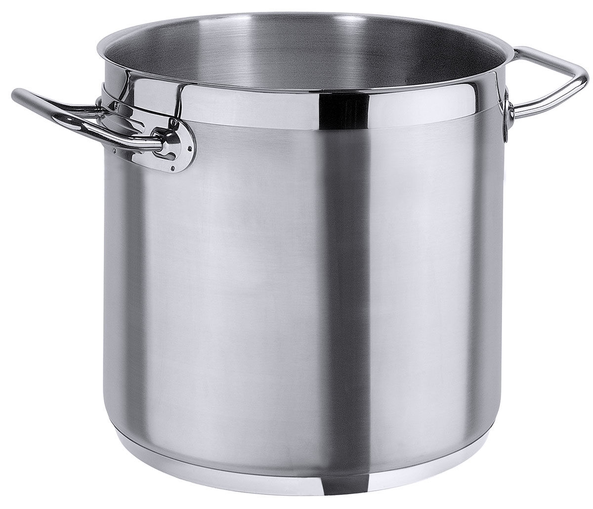 Kochtopf SERIE 2200 hoch, Ø 20 cm, Edelstahl 18/10 seidenmatt gebürstet, Induktionsgeeignet