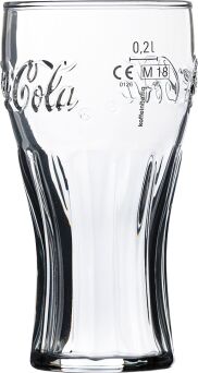 Coca-Cola Glas CONTOUR, 27 cl, 0,2l /-/