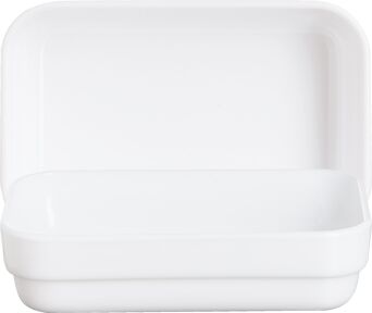 Schale RESTRAURANT WHITE rechteckig, 14 x 9 cm, weiß