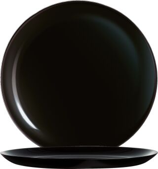 Teller EVOLUTIONS BLACK flach rund coup, Ø 27 cm, schwarz