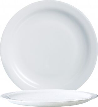 Teller HOTELIERE WHITE flach rund coup, Ø 19,5 cm, weiß