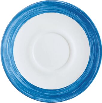 Untertasse BRUSH BLUE JEAN, Ø 14 cm