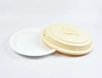 EURO-Teller-Cloche cremeweiß, Ø 267 mm, 40 mm hoch, PP