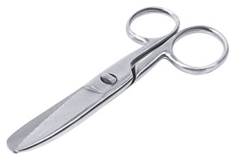 Fischschere, 18,5 cm lang, Edelstahl 18/0 seidenmatt poliert