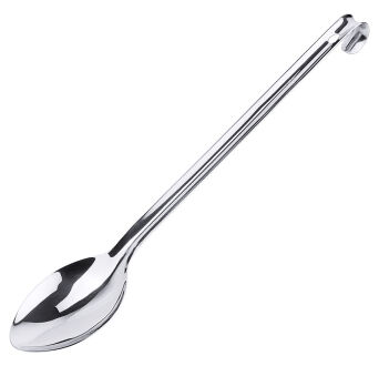 Gießlöffel flache Form 0,05 ltr., 30 cm lang, Edelstahl 18/10 hochglänzend