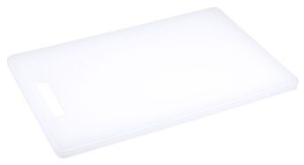 Schneidbrett klein, 30 x 20 cm, LDPE weiß