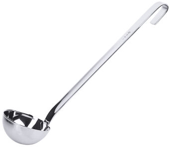 Schöpfkelle Ø 9 cm, 33 cm lang, Edelstahl 18/10 hochglänzend