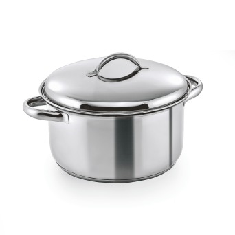 Fleischtopf COOKWARE 19 mit Deckel, Ø 24 cm, CNS, Induktionsgeeignet