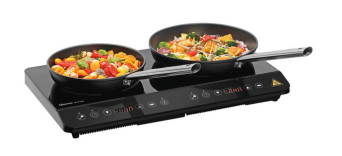 Induktionskocher IK 35dpS, 3500 W, 2 Kochstellen, schwarz