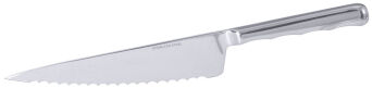 Kuchenmesser ERGONOM mit Wellenschliff, Edelstahl 18/0 hochglänzend