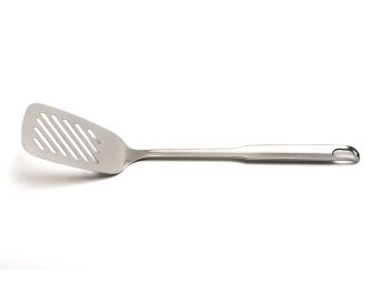 Pfannenwender KÜCHENCHEF geschlitzt, 34 cm lang, Edelstahl 