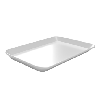 Thekenplatte 24 x 18 cm, Duroplast weiß
