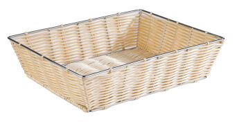 Buffetkorb ECONOMIC GN 1/2 rechteckig, 32,5 x 26 cm, hellbeige
