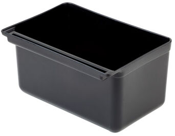 Container READY 13 ltr., passend zum Servier-/Transportwagen ap11945, PP schwarz