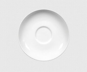 Espresso-Untertasse MERAN 1132, Ø 12 cm, weiß