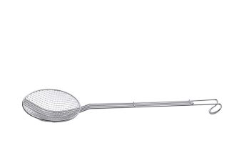 Schaumlöffel, Ø 16 cm, tiefe Form, Edelstahl