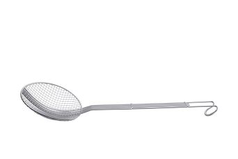 Schaumlöffel, Ø 18 cm, tiefe Form, Edelstahl