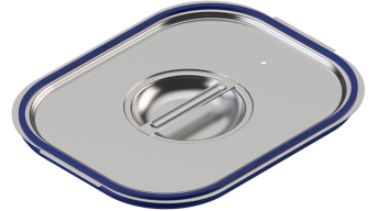 GDD-B 1/2, Gastronorm-Deckel mit Formschlussdichtung für GN-Behälter mit Bügelgriffen, Edelstahl
