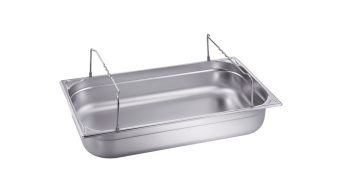 GN-B 1/1-100 mm tief, Gastronorm-Behälter mit Bügelgriffen, Edelstahl