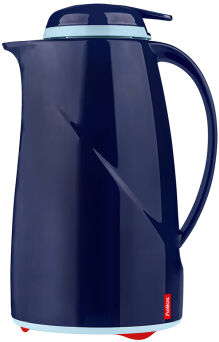 Isolierkanne WAVE PUSH, 1,0 ltr., blau, spülmaschinenfest