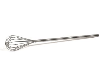 Kesselbesen, 131 cm lang, Edelstahl 