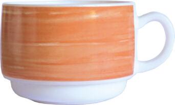 Obertasse BRUSH ORANGE, 19 cl