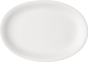Platte BONN/BISTRO oval, 32 x 23 cm, weiß