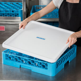 Abdeckung für OPTI CLEAN Spülkörbe, Ø 52 cm, ABS-Kunststoff weiß