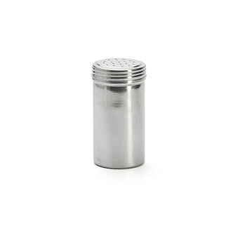 Gewürzstreuer mit goßen Löchern 2,5 mm, 0,5 ltr., Edelstahl