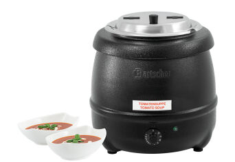 Suppentopf ECONOMIC, 9 ltr., schwarz 