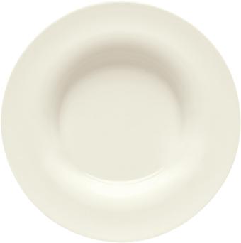 Teller GENERATION tief rund Fahne, Ø 26 cm, creme