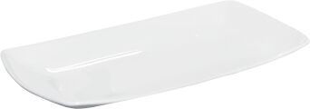 Platte TOKIO WHITE rechteckig, 30 x 18 cm, weiß