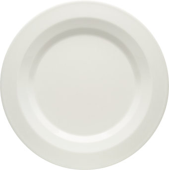 Teller ALLURE flach rund Fahne, Ø 29 cm, creme
