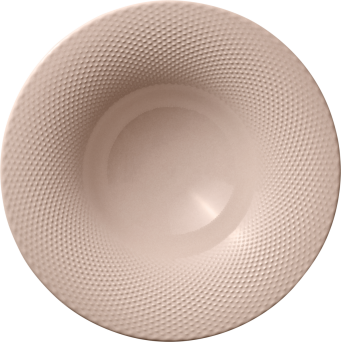 Teller PINE tief rund coup, Ø 27 cm, BLUSH mit Relief