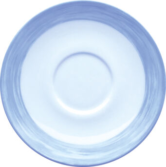 Untertasse BRUSH BLUE, Ø 14 cm 