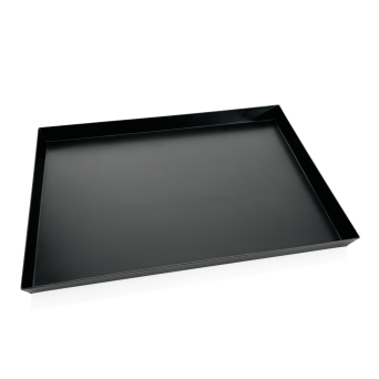 Pizzablech eckig, 50 x 35 cm, Blaublech