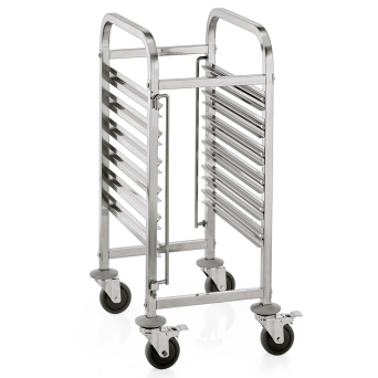 Regalwagen CANTINA GN 1/1, CNS, für 12 GN Tabletts oder 6 GN Behälter