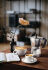 Cappuccino-Untertasse VIP. Dekor Vollfond,