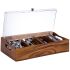 Besteckbehälter ACACIA mit Deckel, 51 x 28 cm, Holz braun