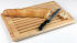 Brotschneidebrett 2-teilig, 53 x 32,5 cm, Holz braun