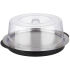Thermo-Tablett-Set 6-teilig schwarz, Ø 35 cm, Edelstahl/transparent