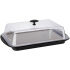 Thermo-Tablett-Set 6-teilig schwarz, 43 x 29 cm, Edelstahl/transparent