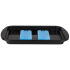 Thermo-Tablett-Set 6-teilig schwarz, 43 x 29 cm, Edelstahl/transparent