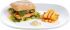 Burgerplatte SOLUTIONS WHITE flach rechteckig, 28 x 23 cm, weiß