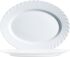 Platte TRIANON WHITE oval, 35 x 25,3 cm, weiß