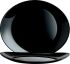 Steakteller EVOLUTIONS BLACK oval, 30 x 26 cm, schwarz